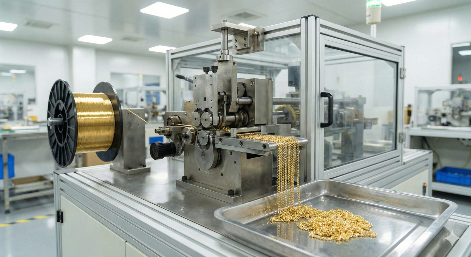 auto matic gold chain making